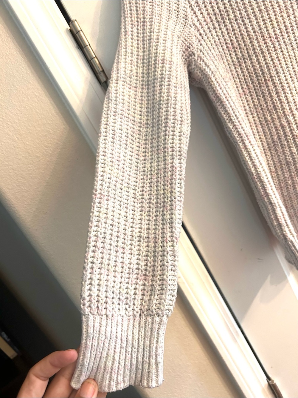 abercrombie kids Knit Sweater Pastel Confetti Speckled Youth Size 11/12 - Picture 8 of 10